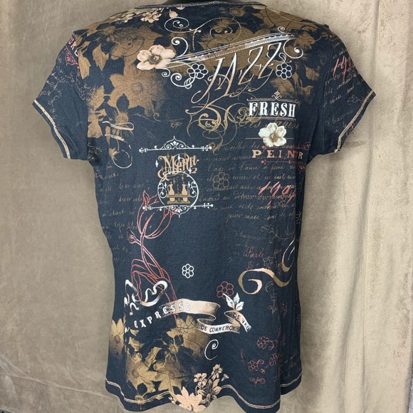 🆕 Dress Barn Coffee T-shirt - Picture 2 of 3